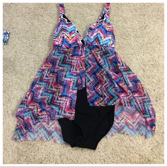 NWT! Profile By Gottex Fantasia One-Piece - Picture 5 of 9